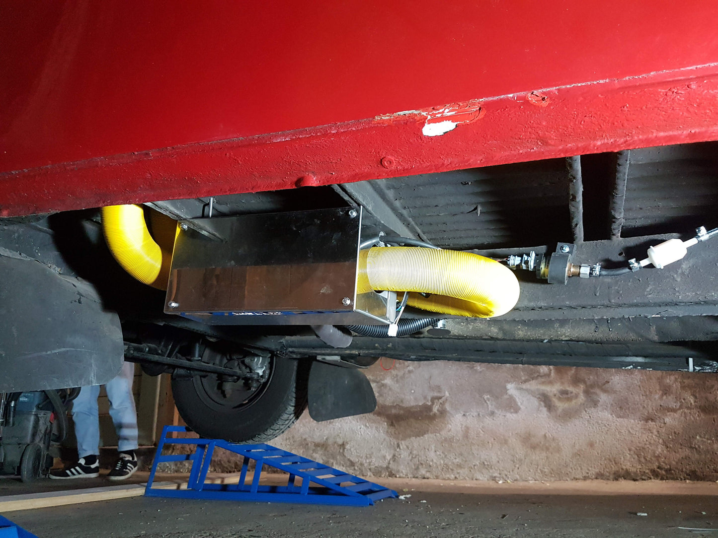 TEXBOX2 - Einbaukasten aus Edelstahl für Autoterm Air 2D