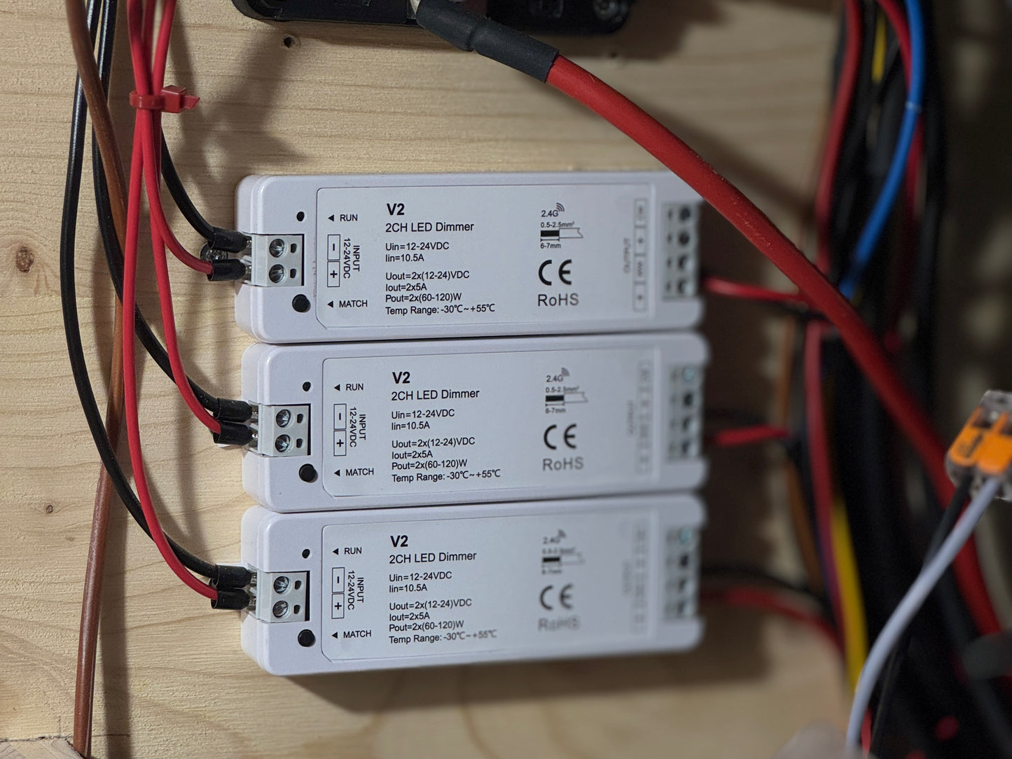 Funkempfänger inkl. Lichtschalter, LED-Dimmer