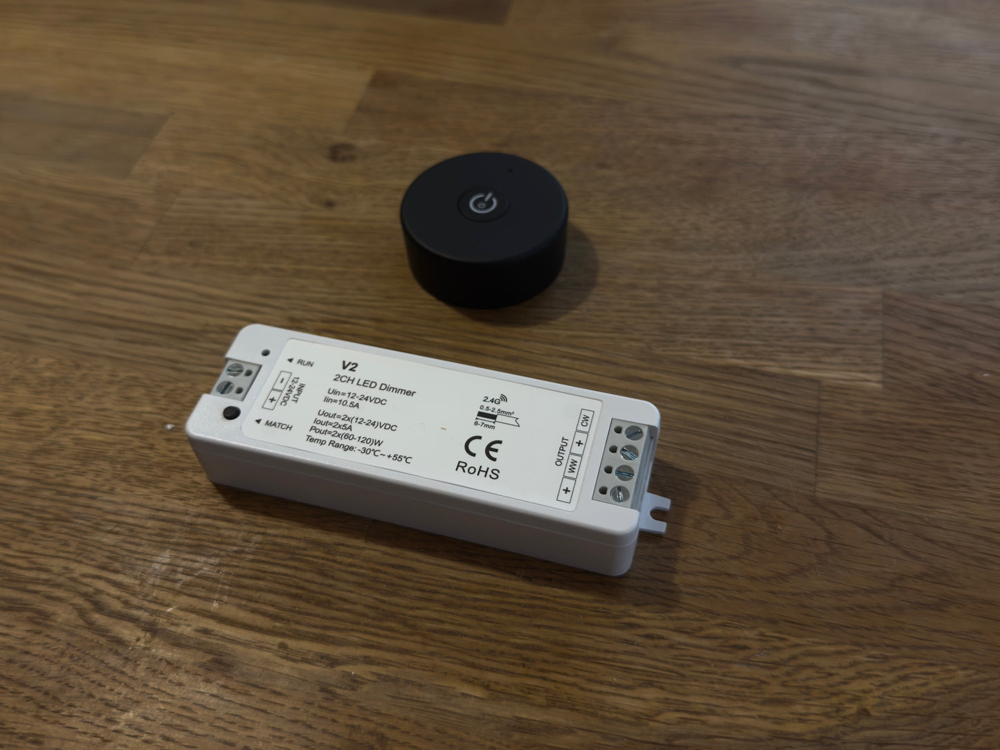 Funkempfänger inkl. Lichtschalter, LED-Dimmer