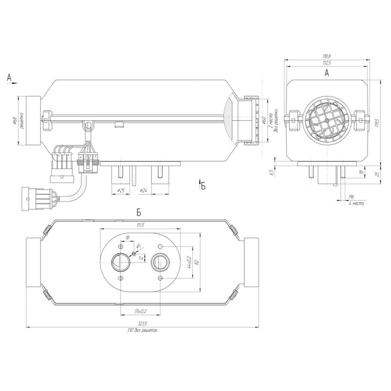 Komplettset Standheizung Diesel - Autoterm 2D - 12V & Zubehör