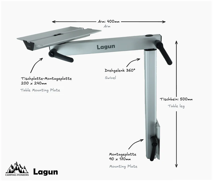 Lagun Tischgestell - Camper